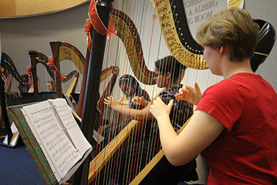 harp performance