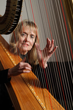 Harpist Susi Hussong ©2011TonyKoski